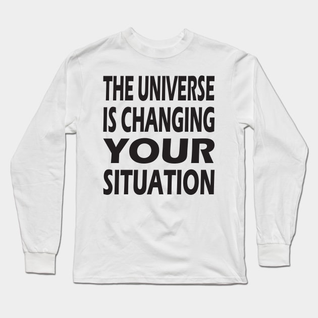 Manifestation Long Sleeve T-Shirt by lawofattraction1111